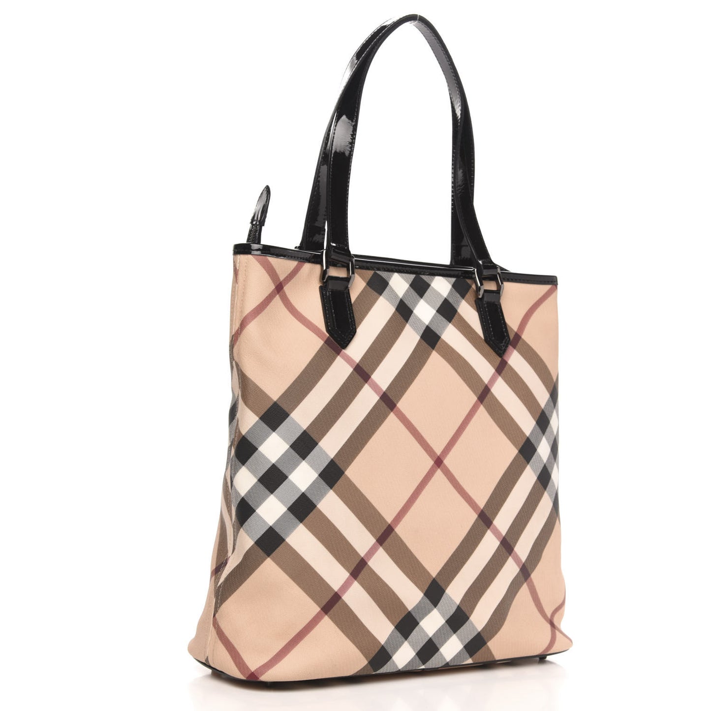 Supernova Check Tote Black