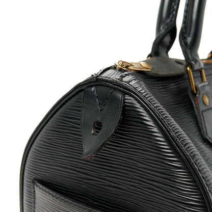 Louis Vuitton Epi Speedy 25 Black 13 of 13
