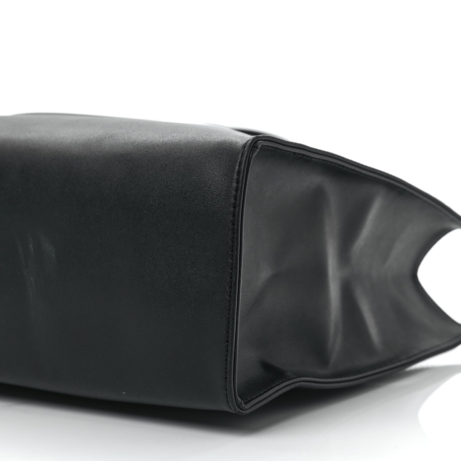 Telfar Vegan Leather Medium Shopping Bag Black 9 of 11
