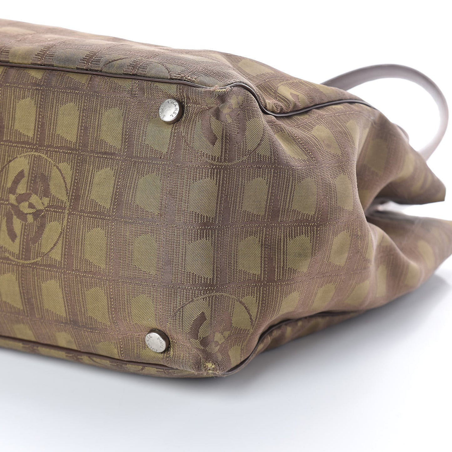 Nylon Medium Travel Tote Khaki
