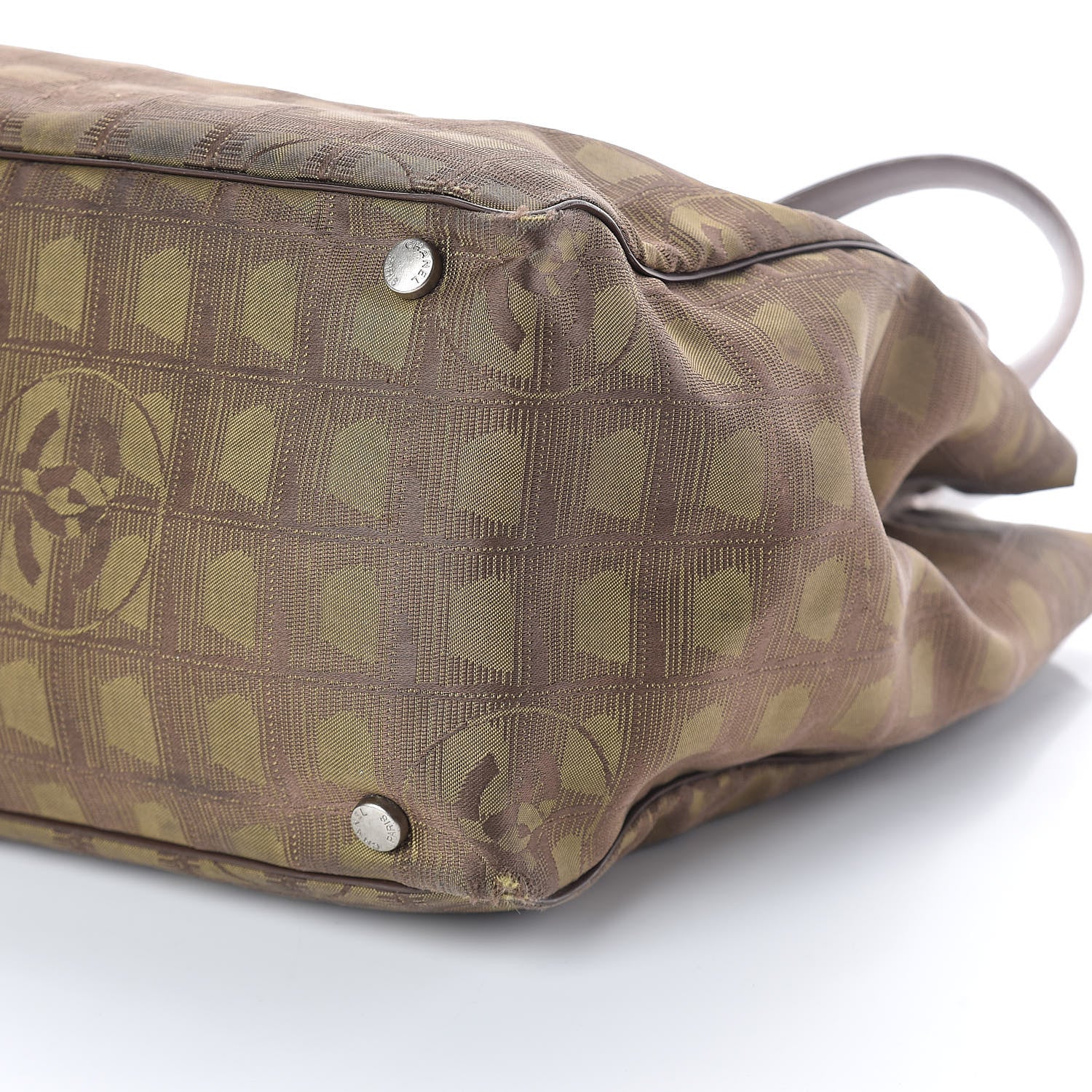 Chanel Nylon Medium Travel Tote Khaki 10 of 15