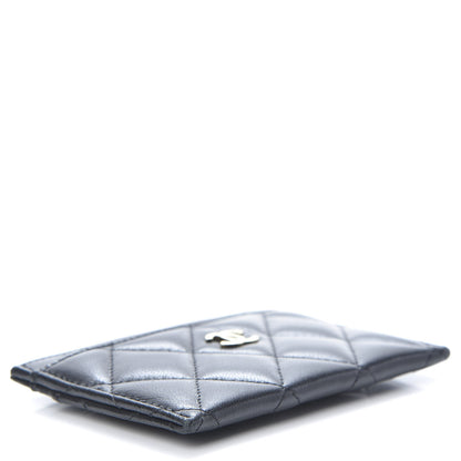 Chanel Lambskin Quilted Card Holder Black 4 of 10