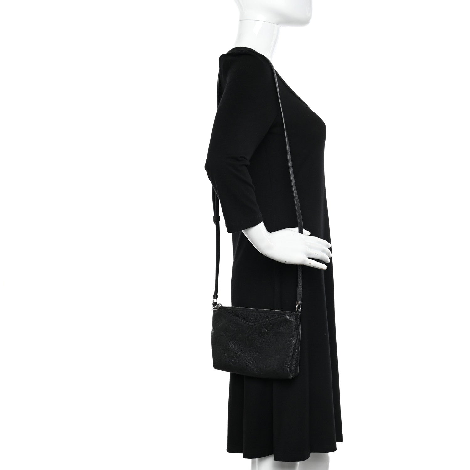 Louis Vuitton Empreinte Pallas Crossbody Black 2 of 16