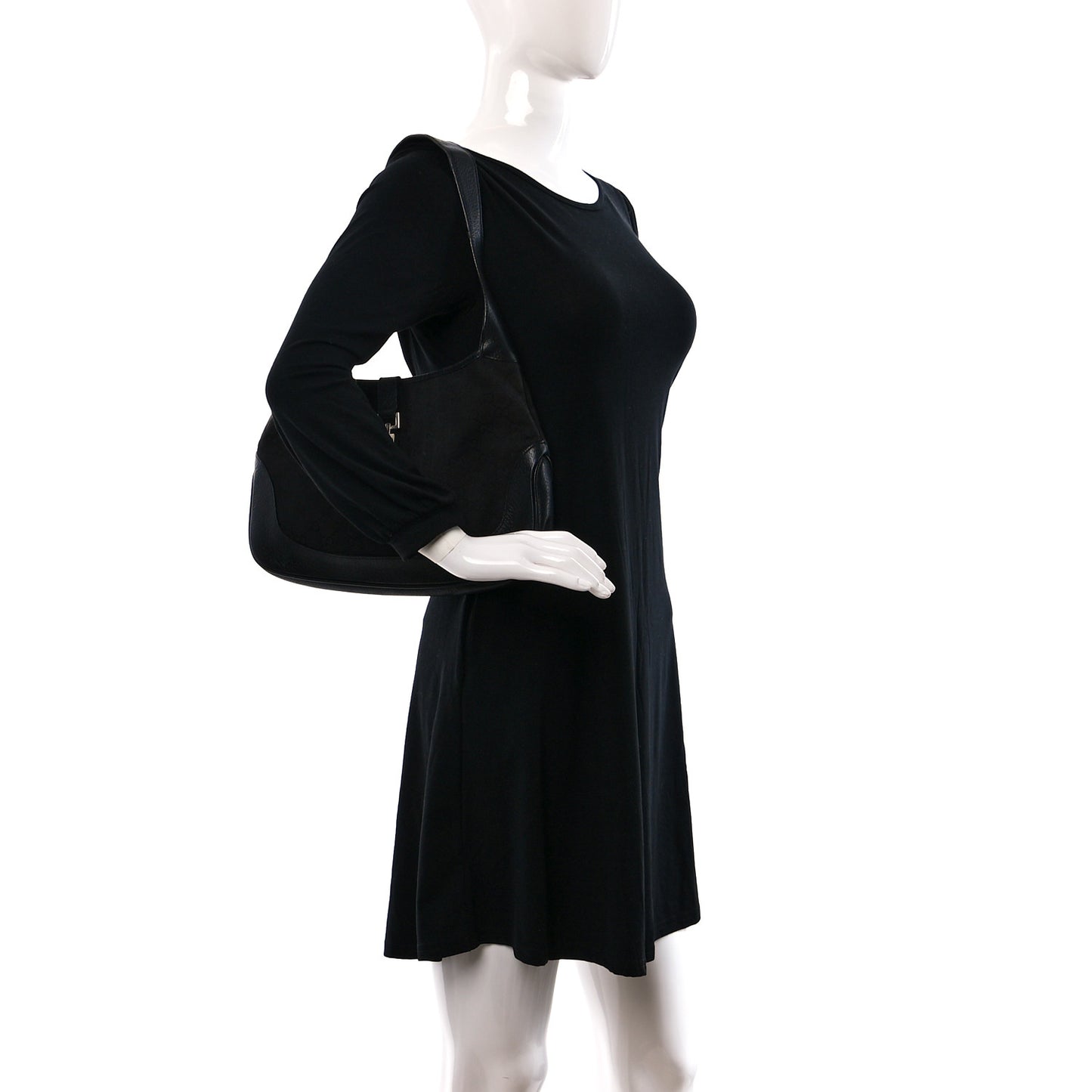 Monogram Jackie O Hobo Black