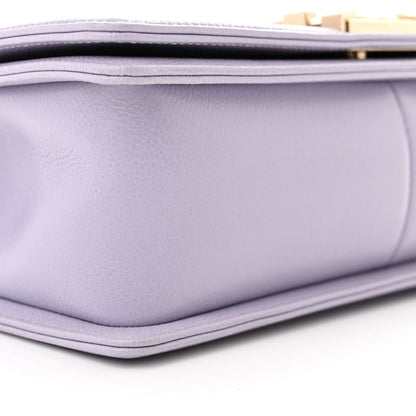 Chanel Caviar Quilted Medium Boy Flap Light Purple 9 of 11