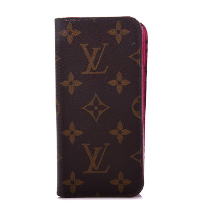 Louis Vuitton Monogram iPhone 7/8 Folio Case Rose Pop 1 of 8