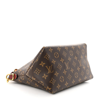 Louis Vuitton Monogram Beaubourg Hobo Mini Bordeaux Red Peach Safran 4 of 10