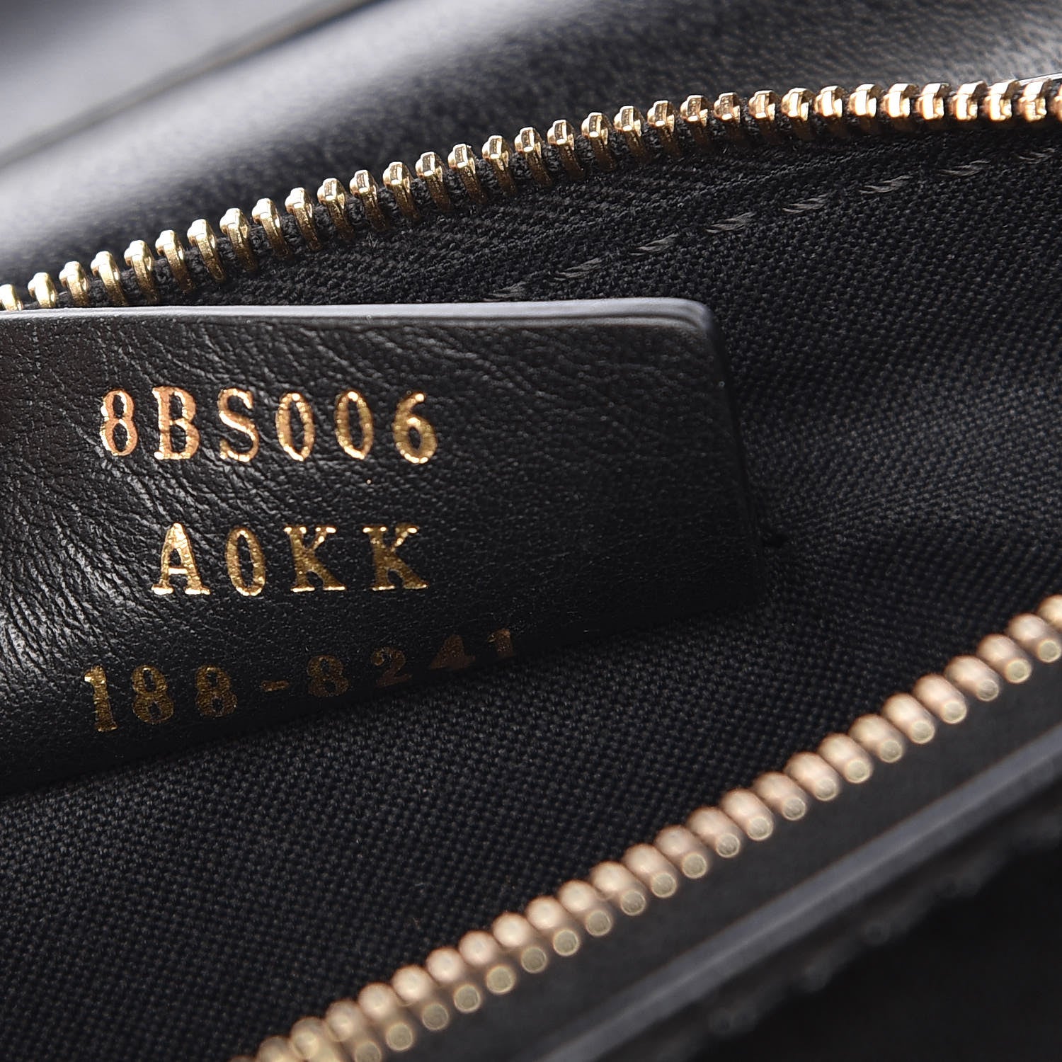 Fendi Vitello Liberty Lucido F is Fendi Medium Envelope Wallet on Chain Black 7 of 11
