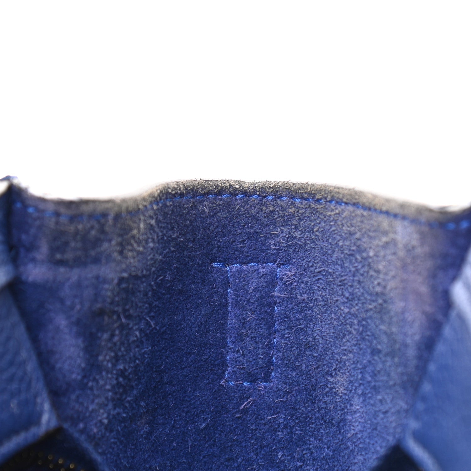Celine Drummed Calfskin Nano Luggage Indigo 10 of 21