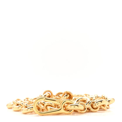 Loewe Brass Anagram Donut Chain Shoulder Strap Gold 1 of 3