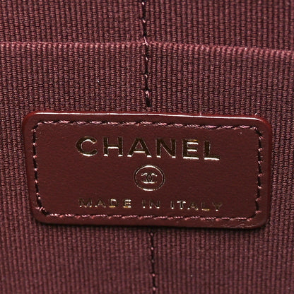 Chanel Caviar Quilted Large Flap Zip Clutch Black 6 of 11
