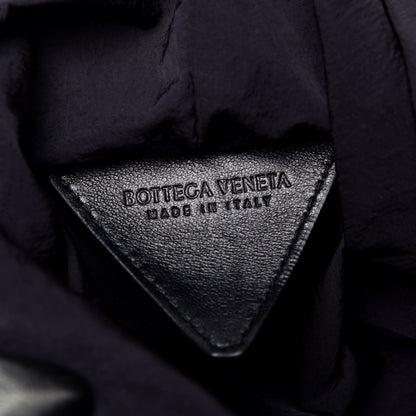 Bottega Veneta Calfskin Knit Large The Point Triangle Bag Black 6 of 8