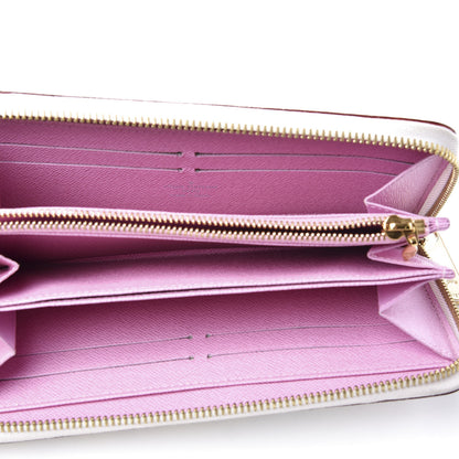 Louis Vuitton Monogram Multicolor Zippy Wallet White Litchi 4 of 8