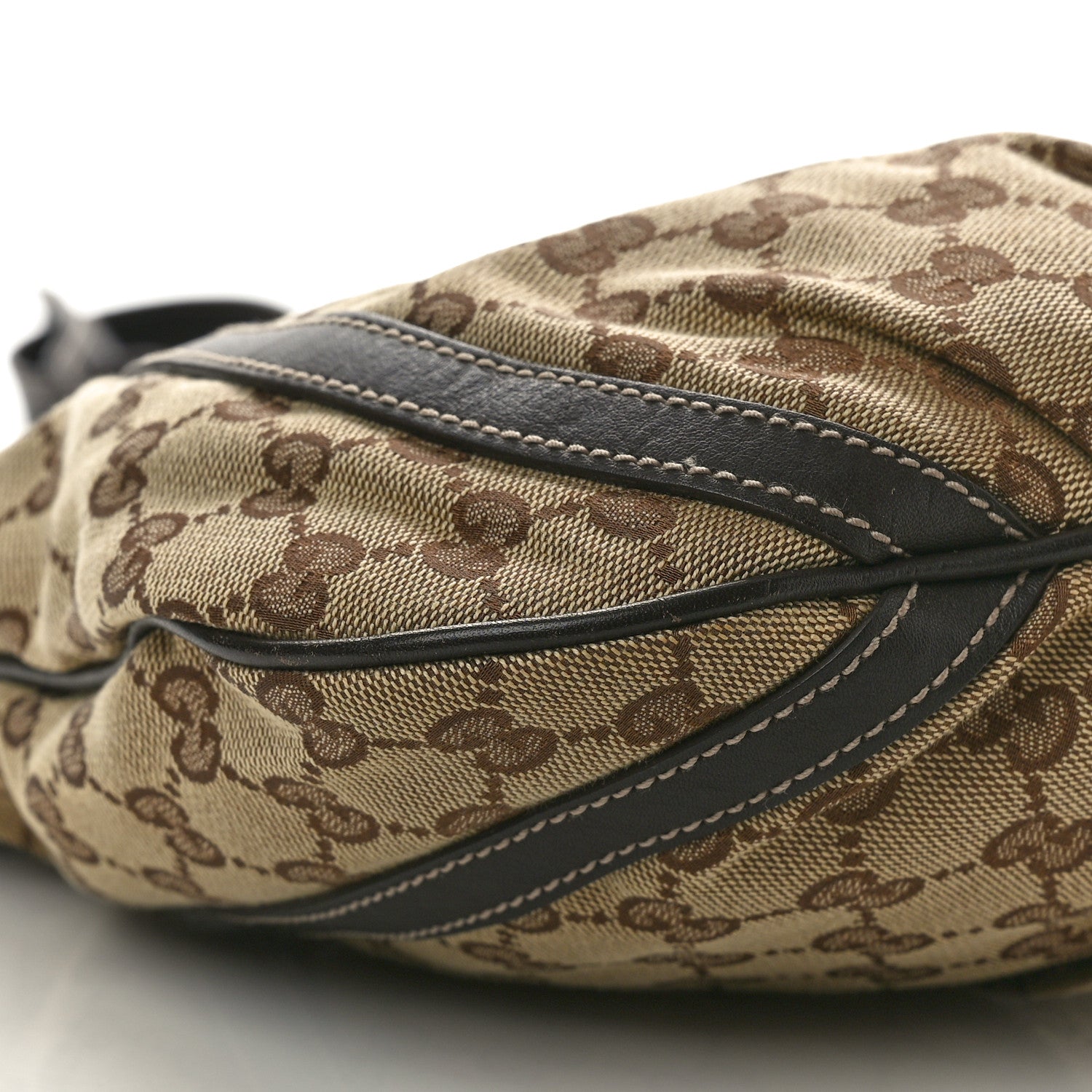 Gucci Monogram Small D Gold Ring Messenger Dark Brown 9 of 11