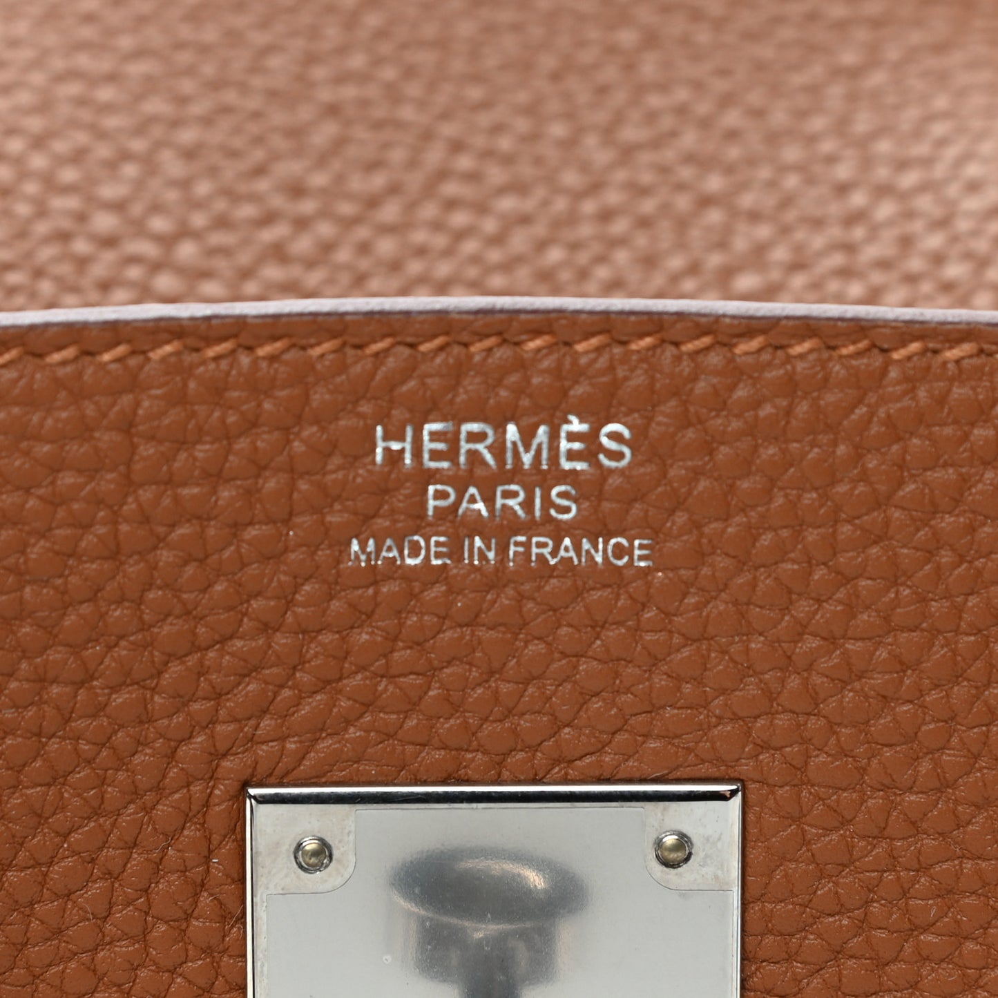 Togo Swift Officier Birkin 30 Gold Ambre