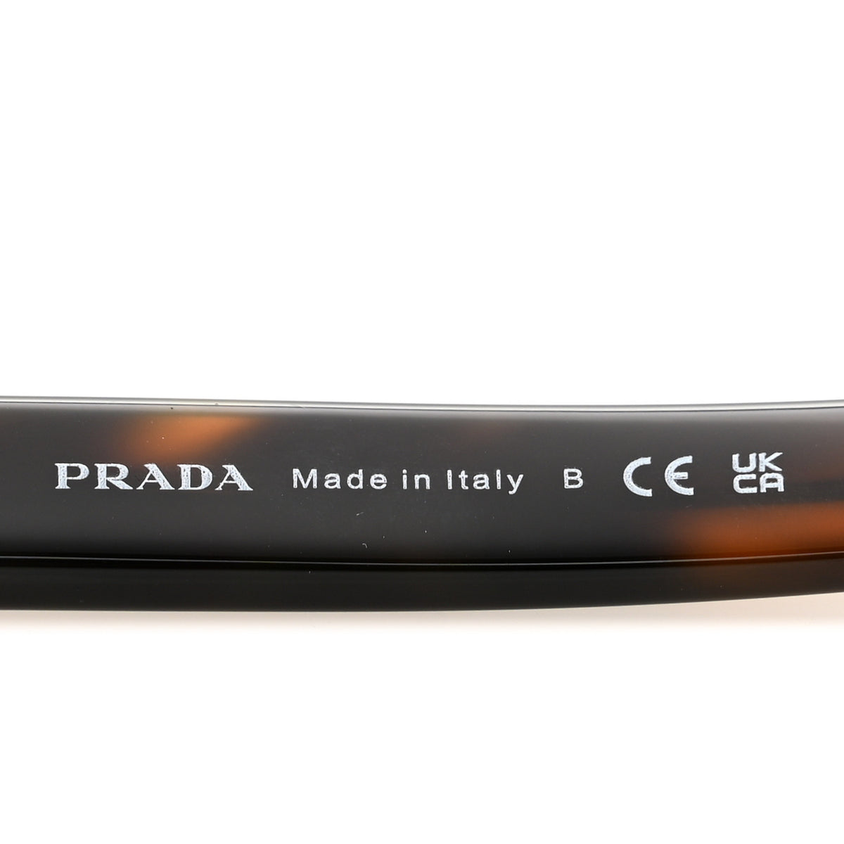Prada Acetate Shadowplay Aviator Sunglasses SPR C05 Streaked Oak Brown 5 of 8