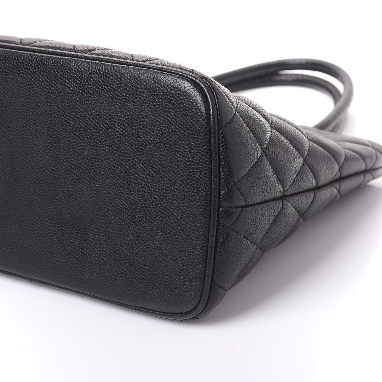 Chanel Caviar Quilted Medallion Tote Black 6 of 10