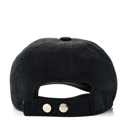 Chanel Cotton CC Cap Hat Black 5 of 8