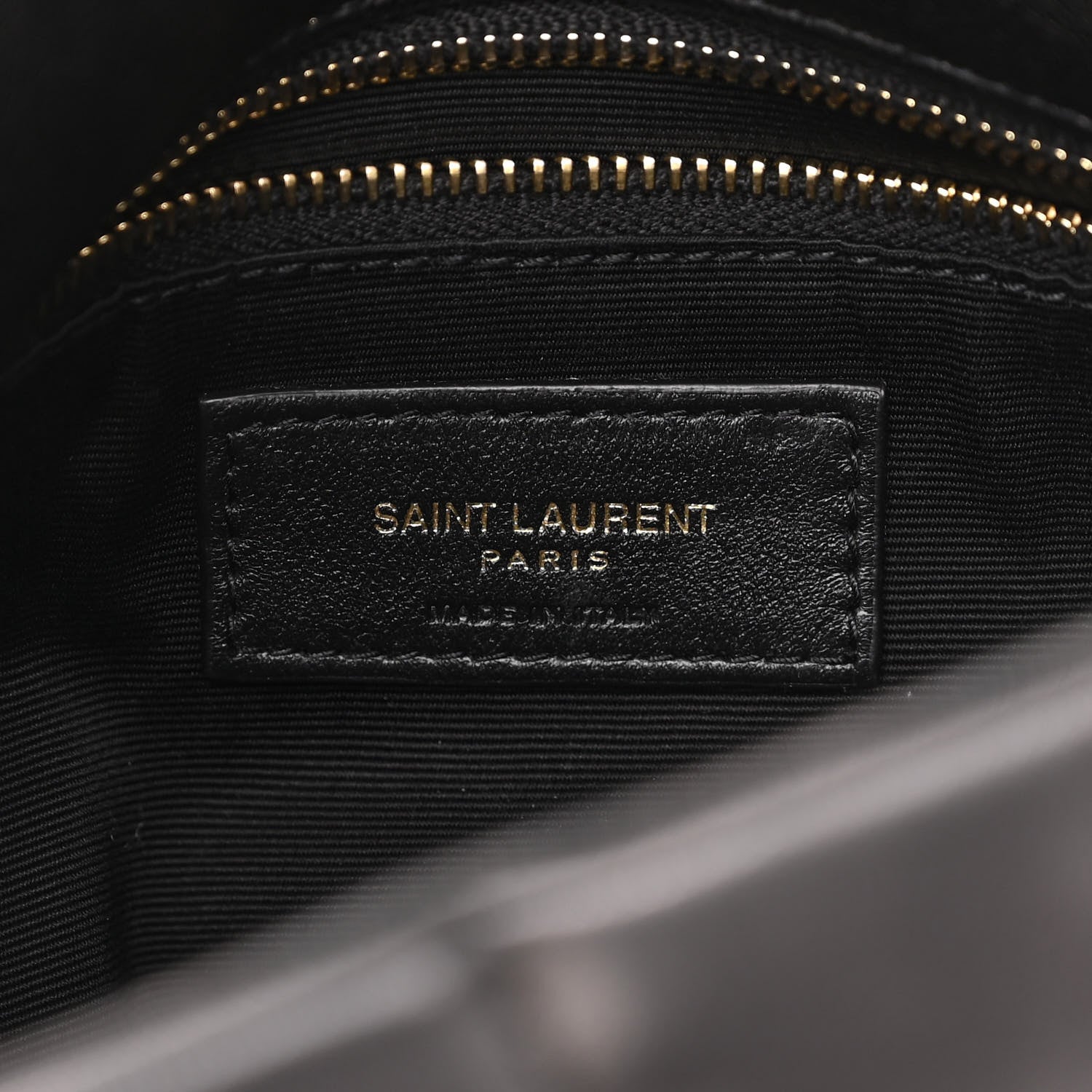 Saint Laurent Lambskin Quilted Small Loulou Puffer Monogram Chain Satchel Black 7 of 11
