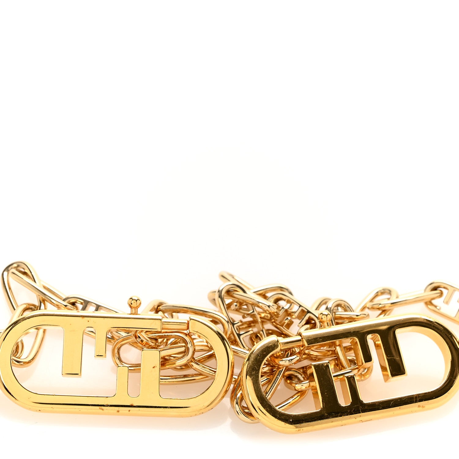 Fendi Metal O'Lock Strap You Gold 3 of 5