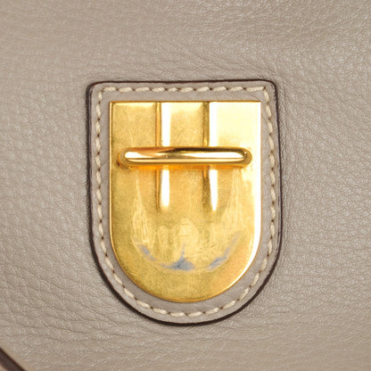 Prada Vitello Daino Shoulder Bag Argilla 10 of 10
