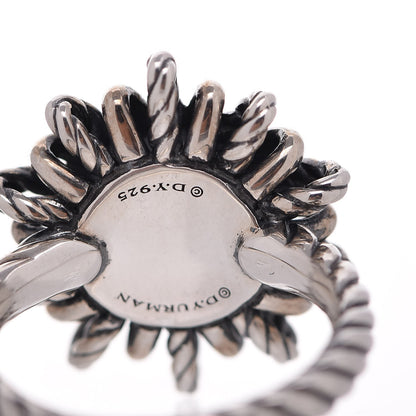 David Yurman Sterling Silver Pearl 19mm Starburst Ring 49 5 4 of 6