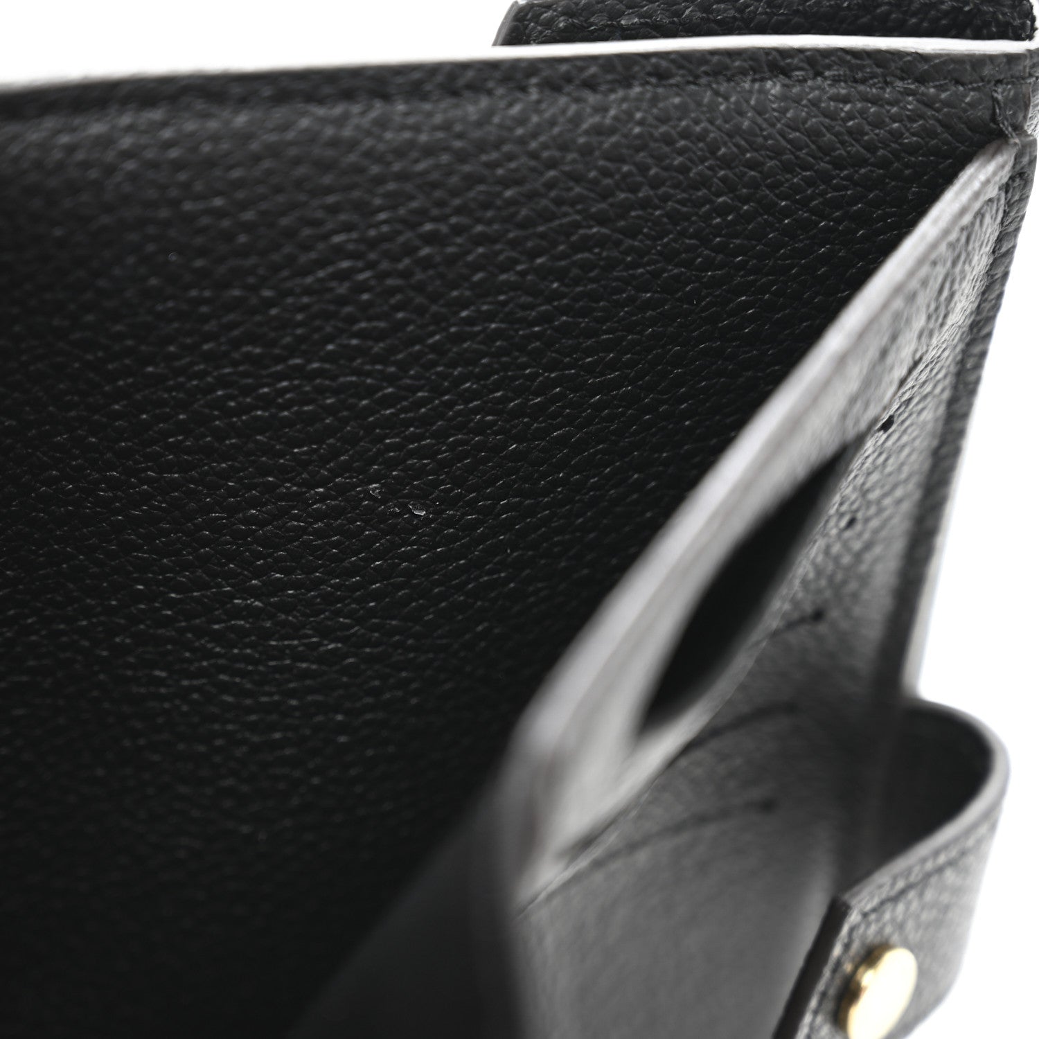 Louis Vuitton Monogram Pallas Compact Wallet Black 8 of 10