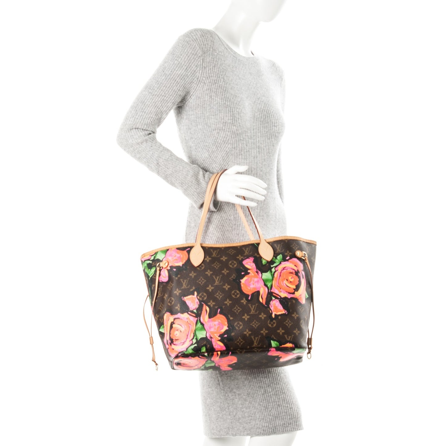 Monogram Roses Neverfull MM