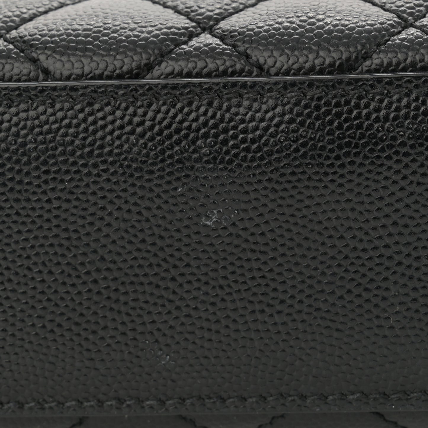Grain De Poudre Large Tri-Quilt Monogram Satchel Black