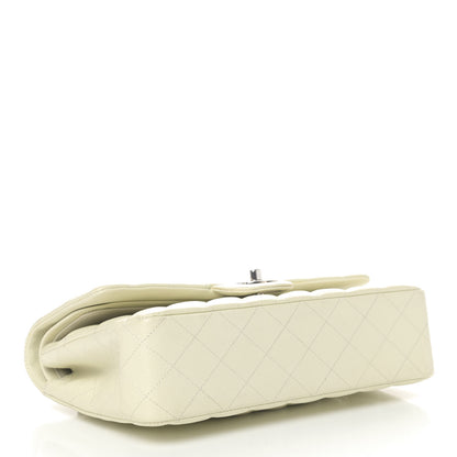 Chanel Caviar Quilted Medium Double Flap Light Green 3 of 4