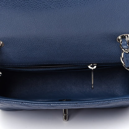 Chanel Caviar Quilted Mini Rectangular Flap Blue 3 of 4