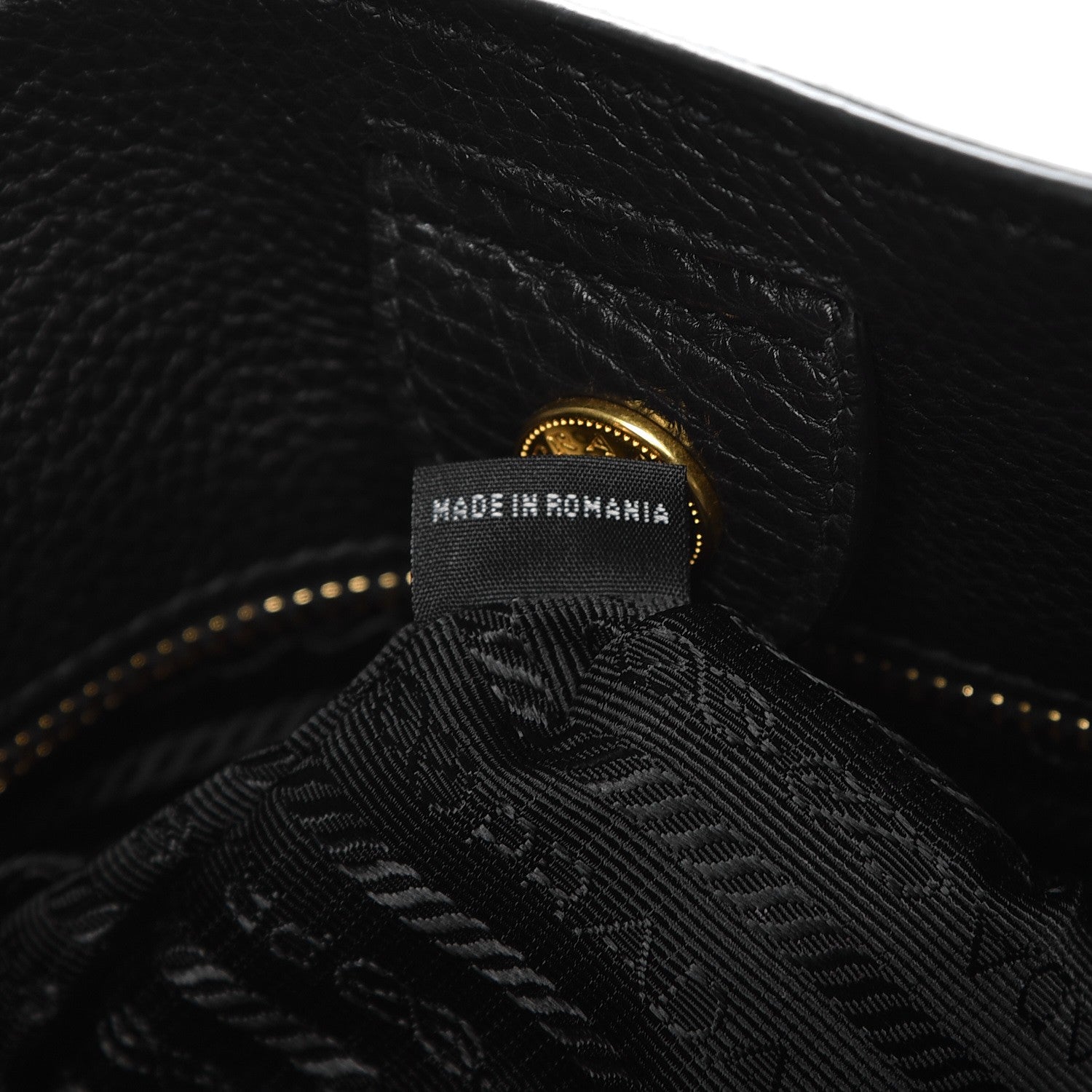 Prada Vitello Daino Tote Nero Black 8 of 9