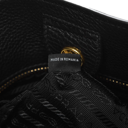 Prada Vitello Daino Tote Nero Black 8 of 9