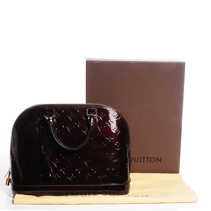 Louis Vuitton Vernis Alma PM Amarante 5 of 9
