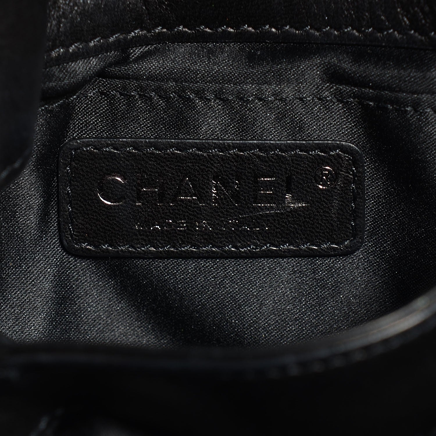 Chanel Lambskin Quilted Mini Chanel 3 Flap Black 8 of 10