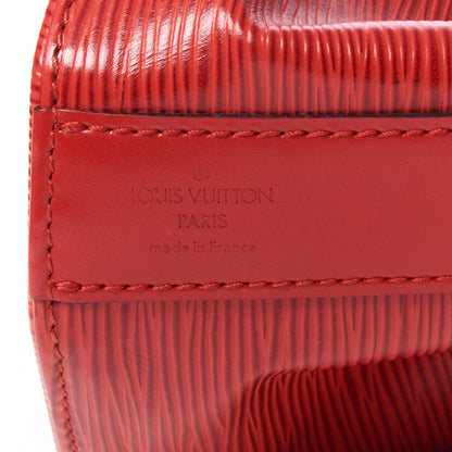 Louis Vuitton Epi Sac D'Epaule Castillan Red 5 of 8