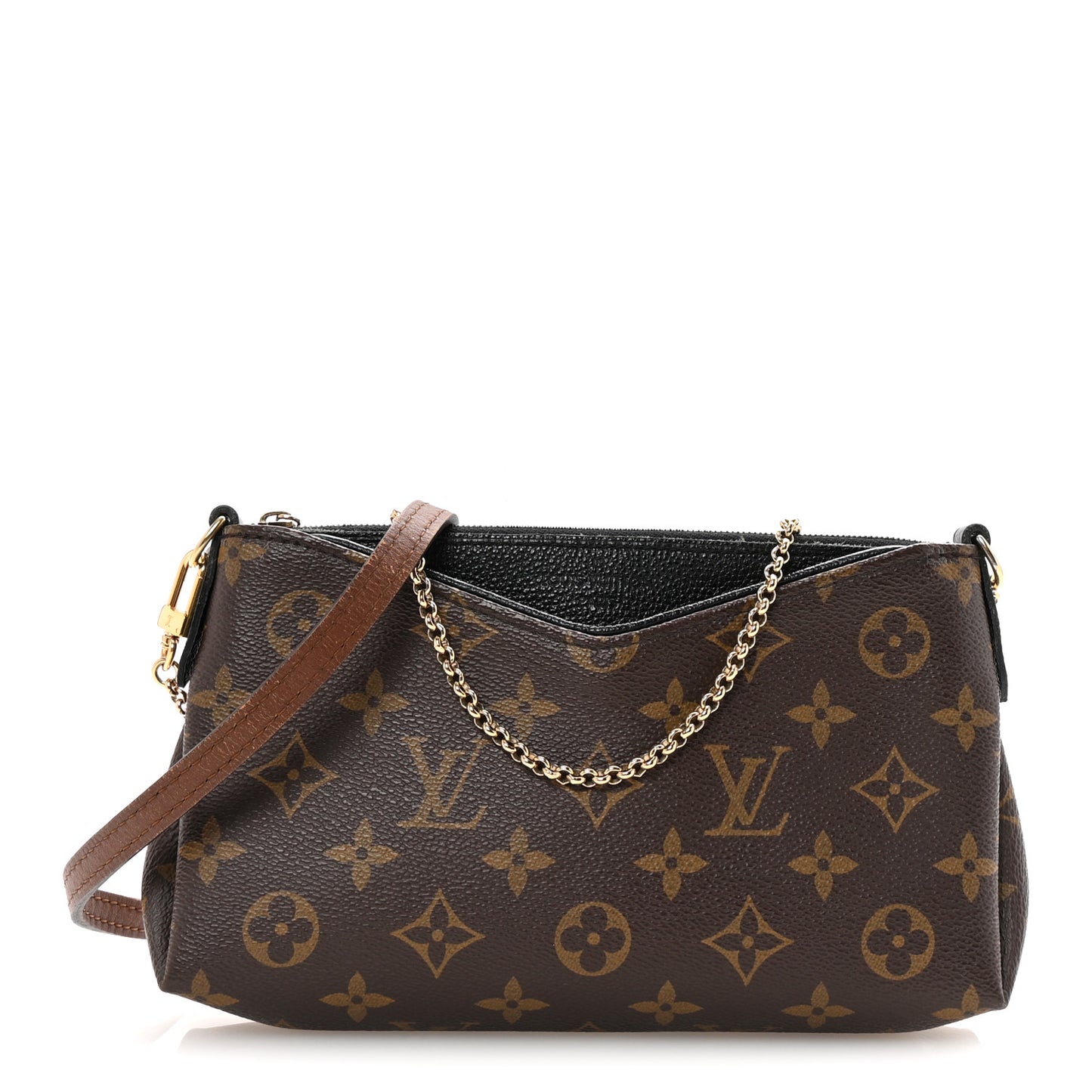 Monogram Pallas Clutch Black