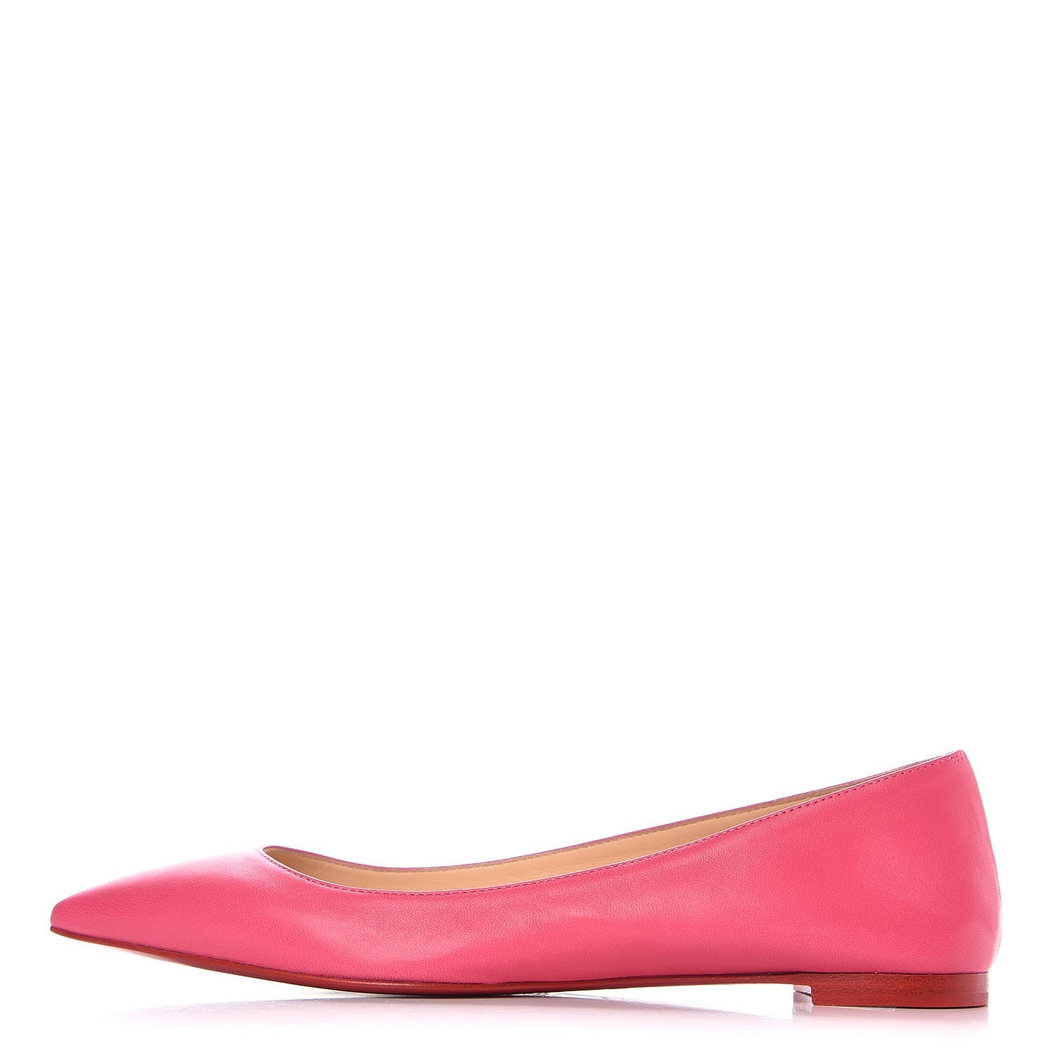 Christian Louboutin Shiny Nappa Ballalla Flats 36.5 Darling 1 of 8