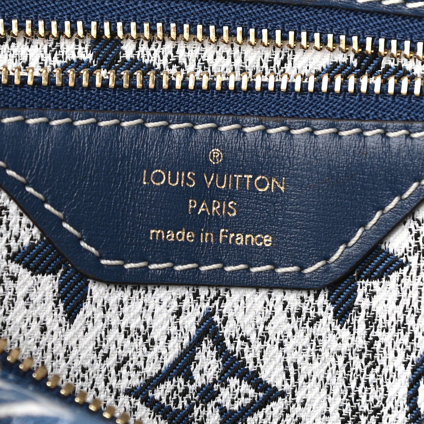 Monogram Jacquard Denim Speedy Bandouliere 25 Bleu