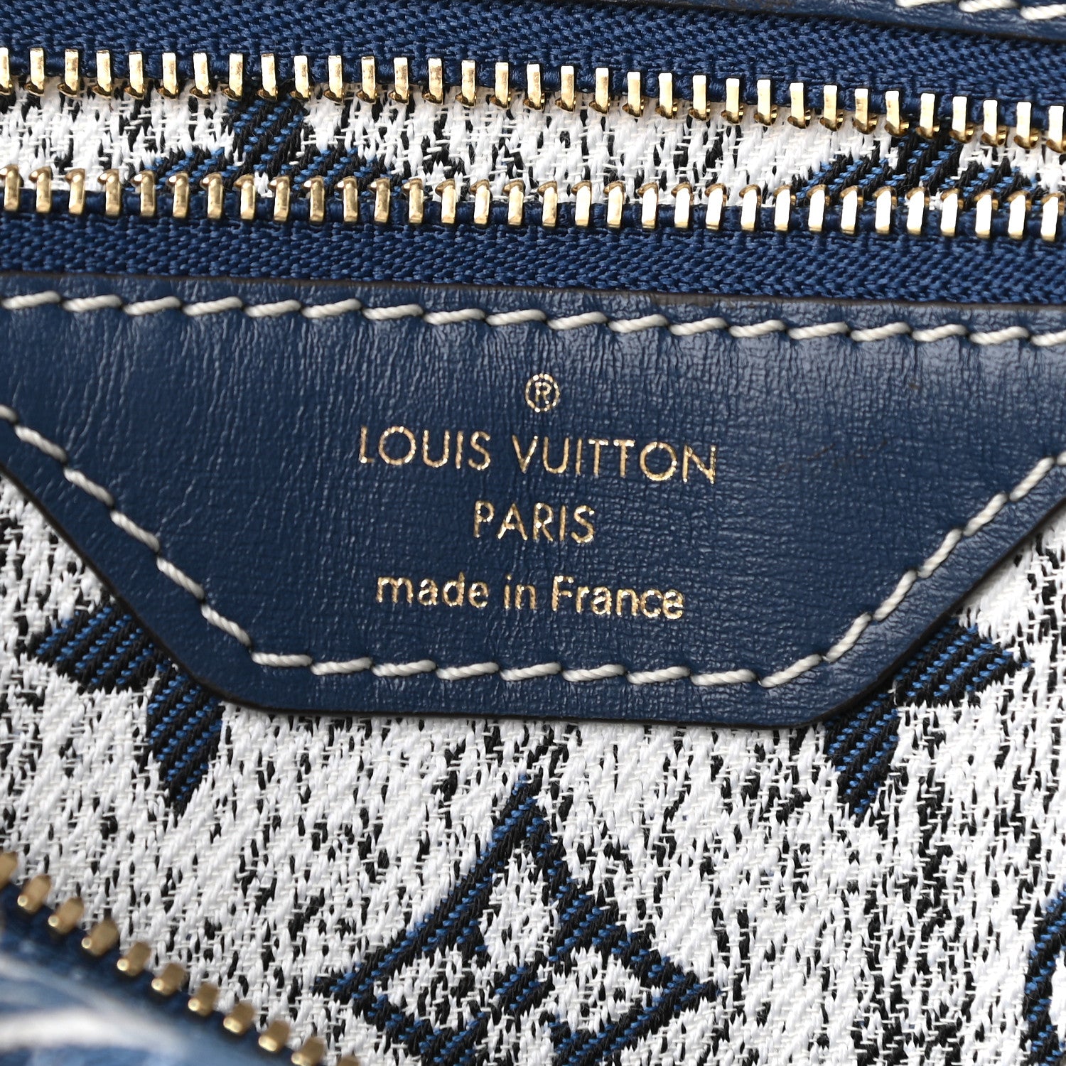 Louis Vuitton Monogram Jacquard Denim Speedy Bandouliere 25 Bleu 6 of 9