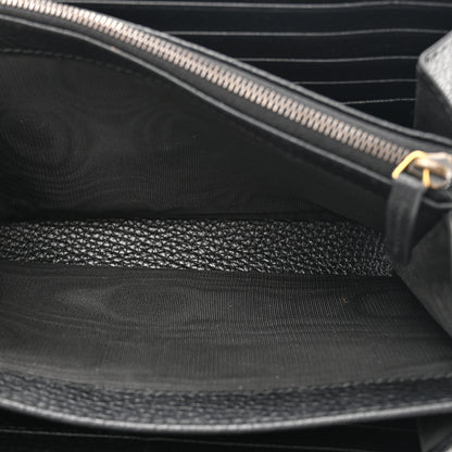 Gucci Calfskin GG Marmont Chain Wallet Bag Black 6 of 13