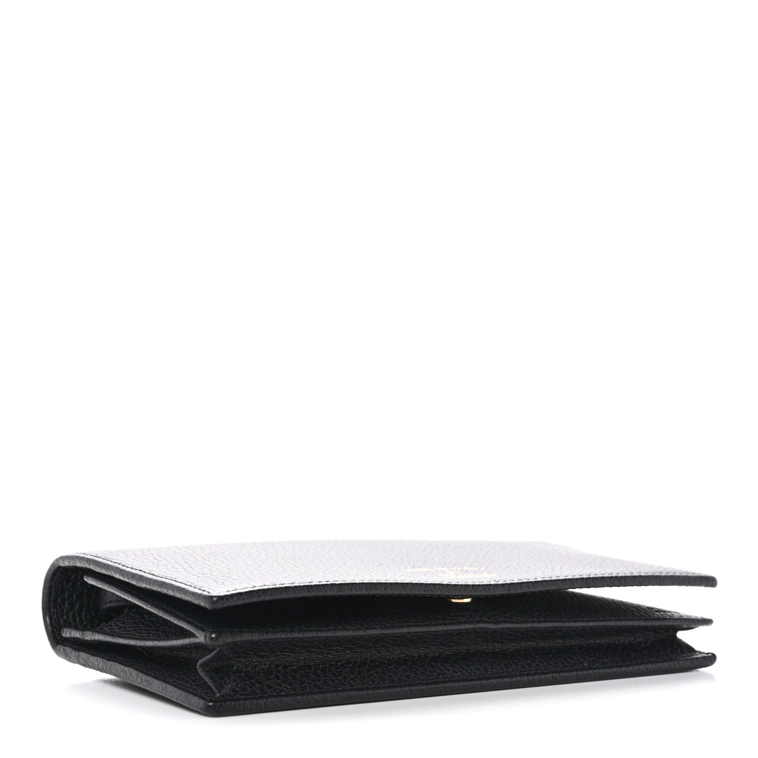 Gucci Dollar Calfskin Mini Swing Wallet Bag Black 4 of 12