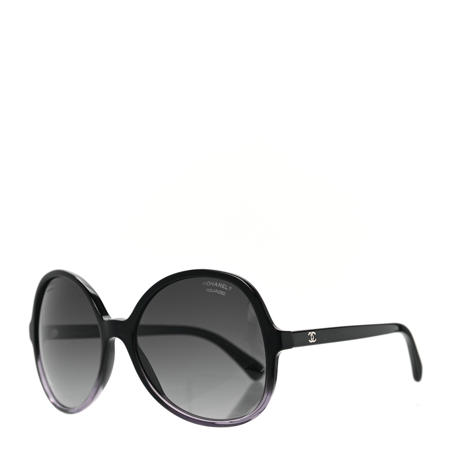 Chanel Acetate Polarized CC Sunglasses 5351 Black 1 of 7