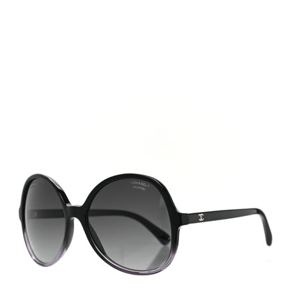 Chanel Acetate Polarized CC Sunglasses 5351 Black 1 of 7