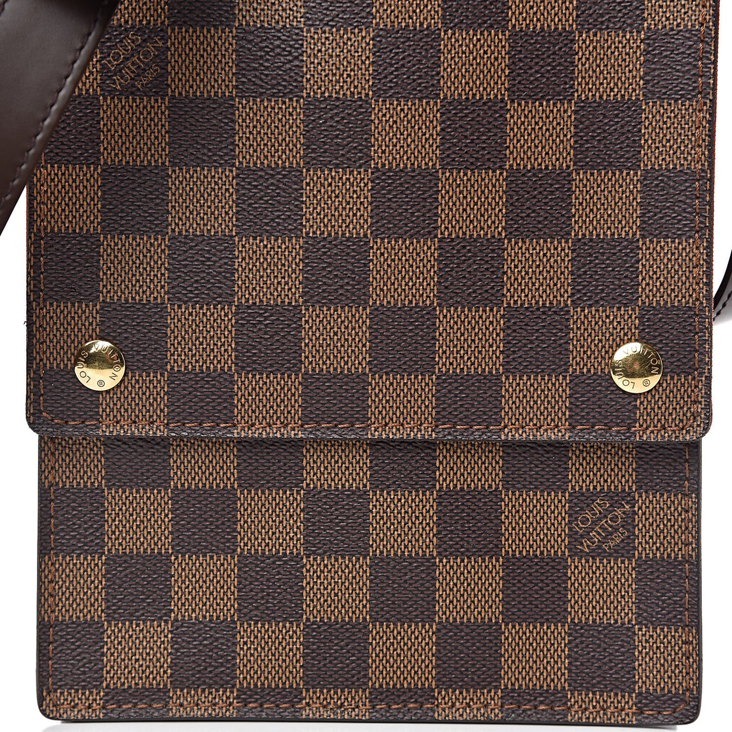 Damier Ebene Portobello Travel Shoulder Bag