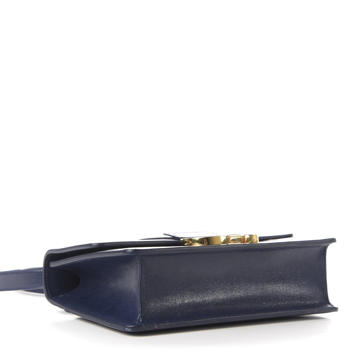 Smooth Calfskin 30 Montaigne Flap Bag Navy