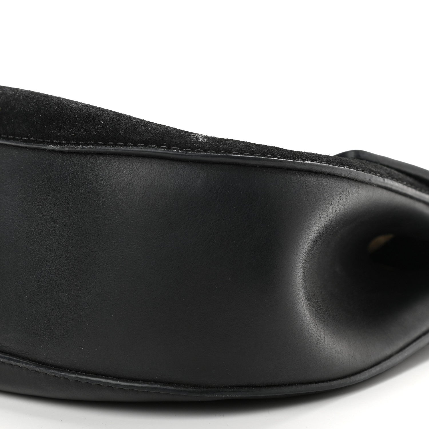 Chloe Suede Smooth Calfskin Drew Shoulder Bag Black 7 of 7
