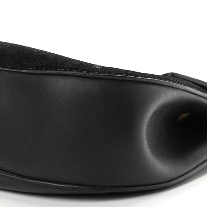 Chloe Suede Smooth Calfskin Drew Shoulder Bag Black 7 of 7