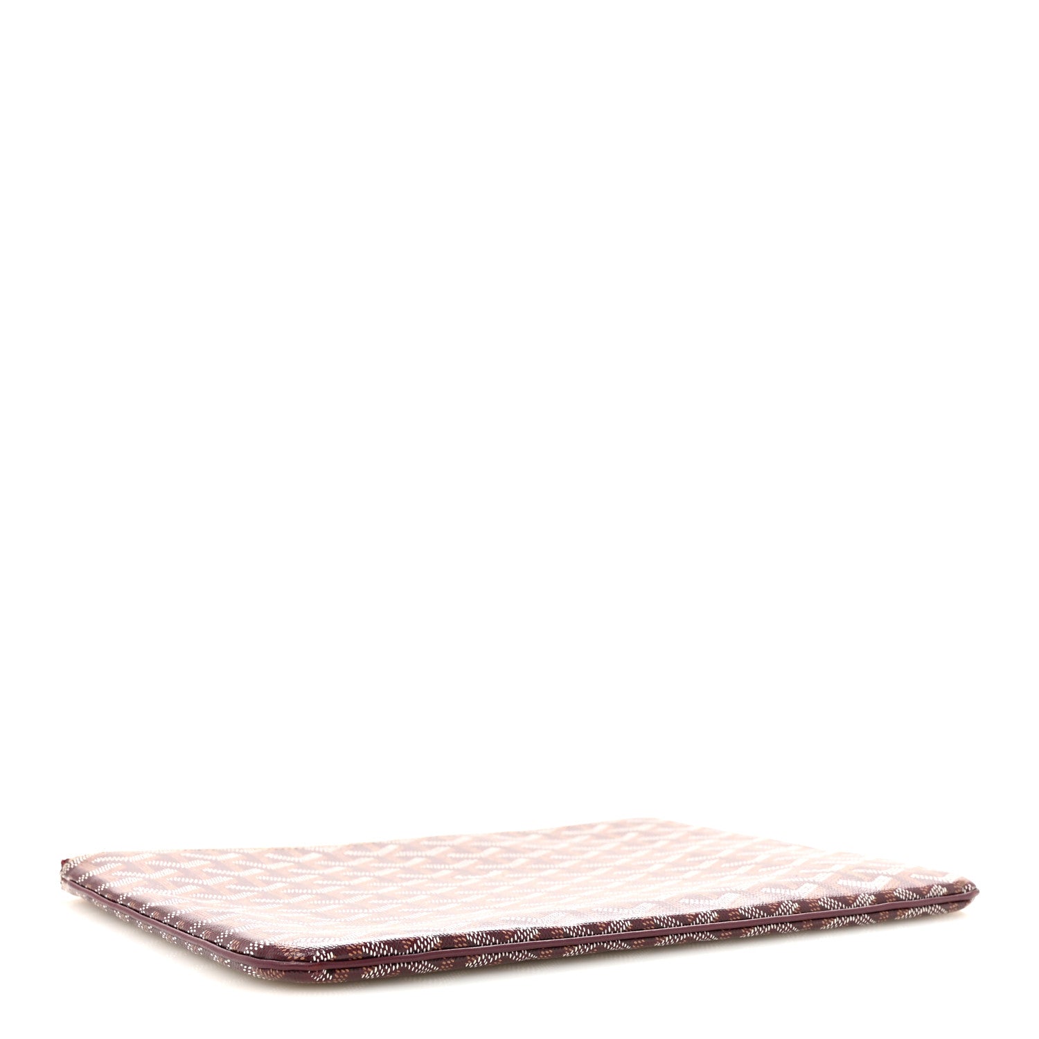 Goyard Goyardine Senat Pochette MM Burgundy 4 of 8