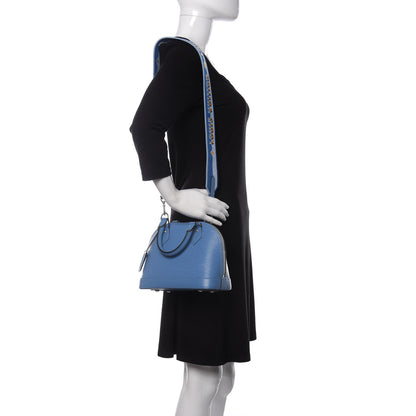 Louis Vuitton Epi Jacquard Alma BB Bleuet 2 of 9